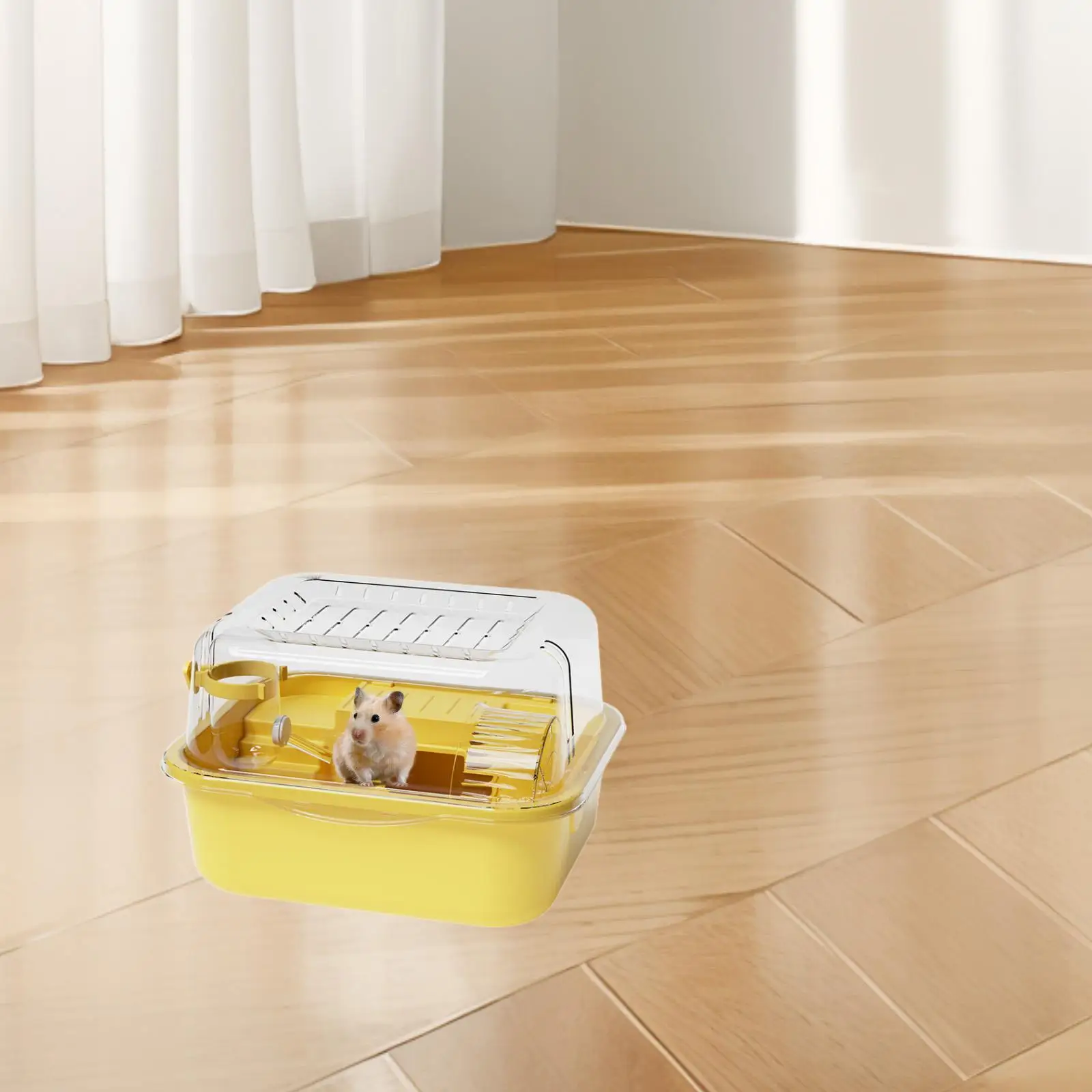 Large Hamster Cage House Double Tier Openable Top Ventilated Hamster Habitat Small Animal Cage for Hedgehog Guinea Pigs Bunny