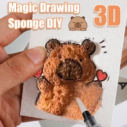 Papel espuma 3D mágico para pintar – Manualidades gatos y perros