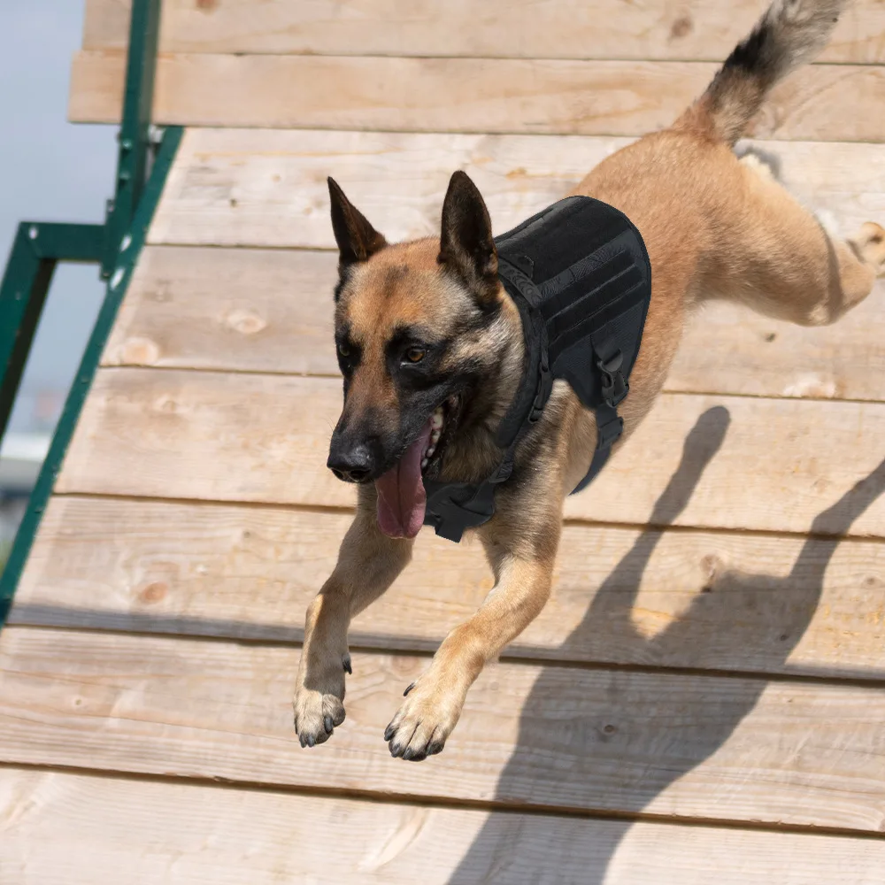 Conjunto de arnés táctico para perros, chaleco, correa y Collar para perros medianos/grandes, equipo para mascotas de estilo militar para entrenamiento y actividades al aire libre
