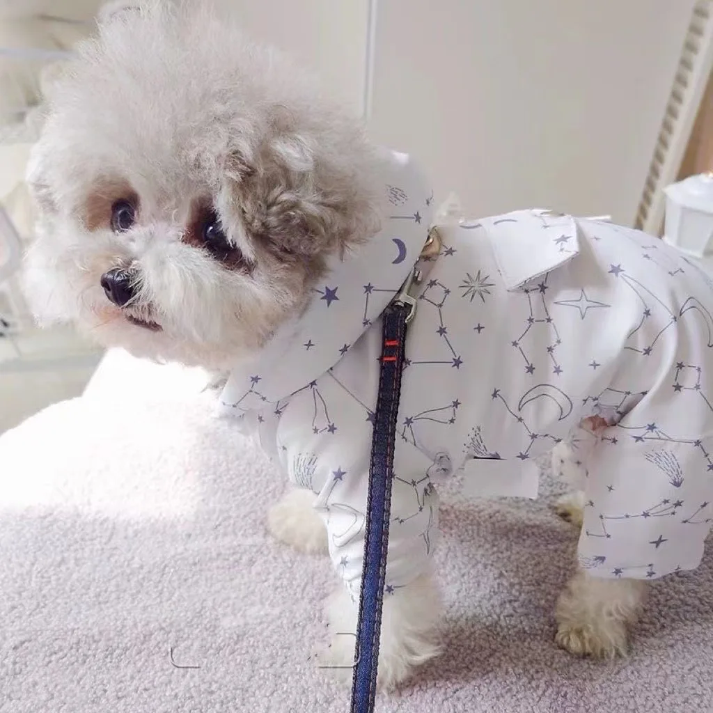 Mono cálido para perro, ropa gruesa y cálida para perro, Sudadera con capucha, mono para cachorro, chaqueta para Yorkie Shih Tzu, caniche, Schnauzer, Pomerania Bich - imagen 2