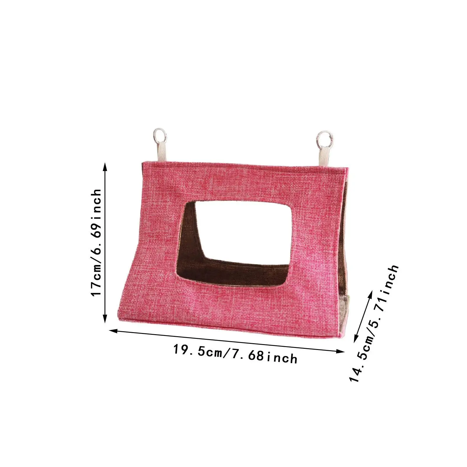 Bird Hammock Bird Nest House Hideaway Hanging Cave Comfortable Nest Bed Accessories for Macaw, Cockatoo, Parakeet, Parrot