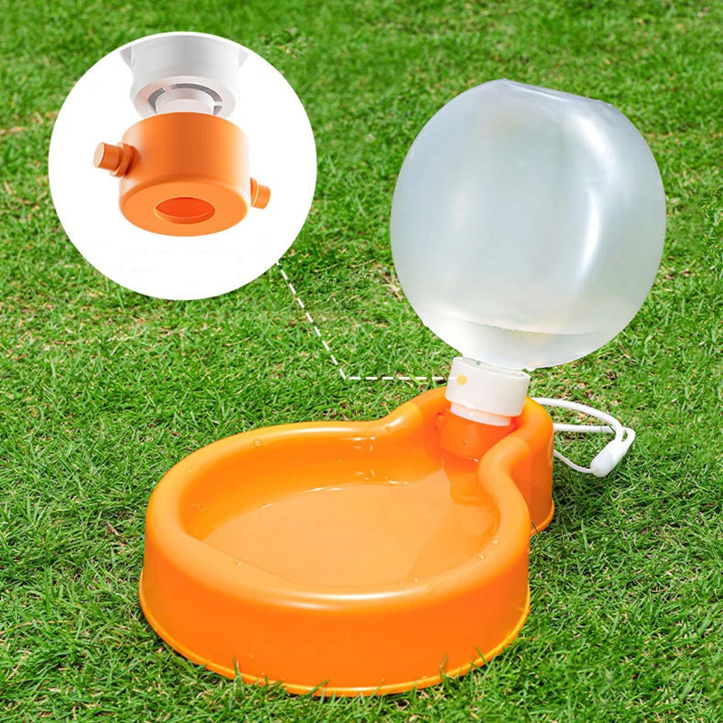 Botella de agua portátil para perros y gatos, tazón para beber para mascotas, dispensador de agua plegable para cachorros, accesorios para perros, 350/500ml - imagen 3