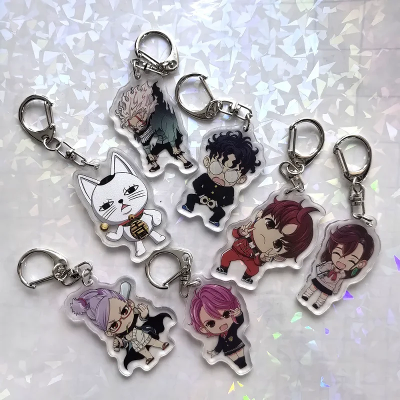 Llavero anime Dandadan – Pack 7 piezascolgante acrílico para bolso