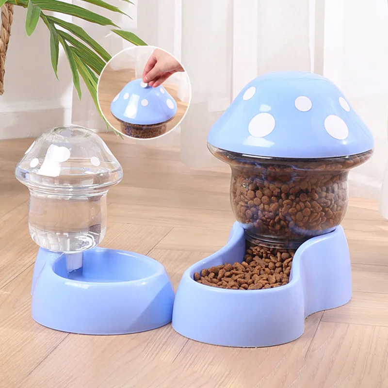 Comedero automático para gatos, tazón de comida para perros de gran capacidad con fuente de agua, bebedero 2 en 1, dispensador de agua para mascotas, accesorios para gatos - imagen 4