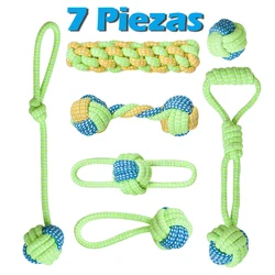 Pack de juguetes para perros: pelota masticable y mordedor interactivo