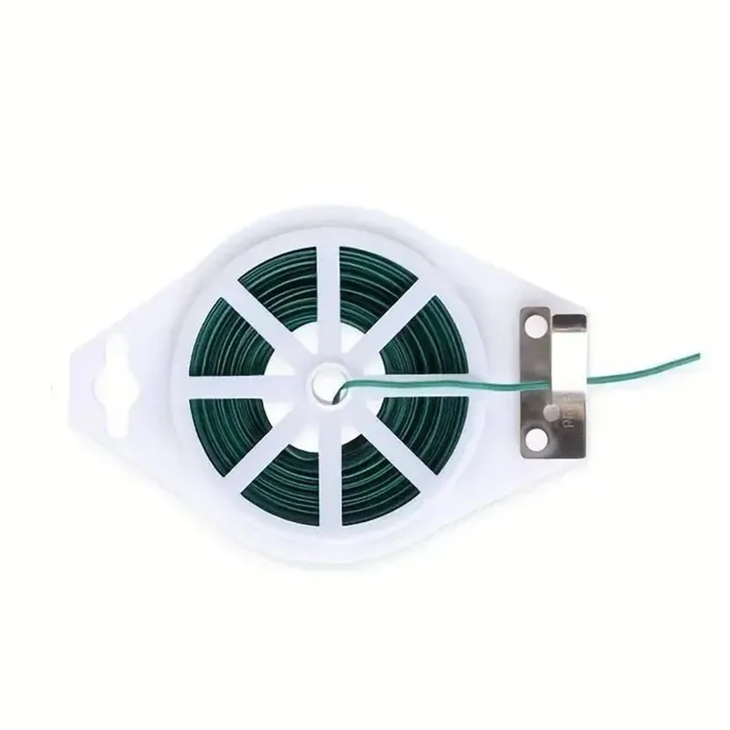 Amarre de enredadera de flores reutilizable para jardín, cuerda de Cable de soporte para plantas verdes, aros de enredadera, herramienta de atado de plantas fijas, 50/100m