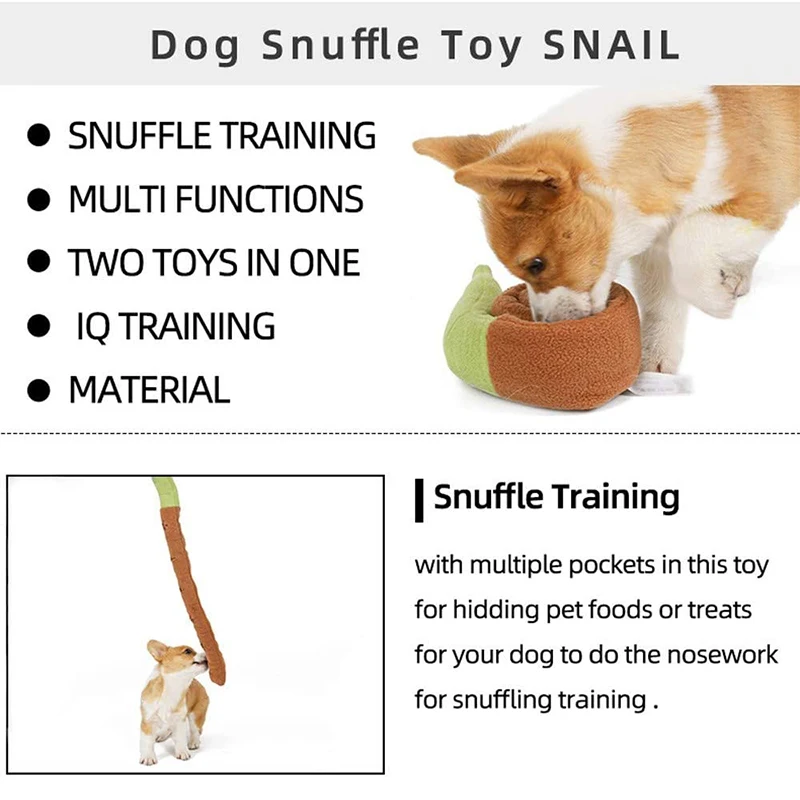 Dispensador de comida con caracol para perros – Estimula el olfato - imagen 3