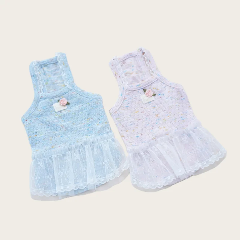 Vestido tutú con encaje para perros Maltese, Chihuahua y Yorkie - imagen 5