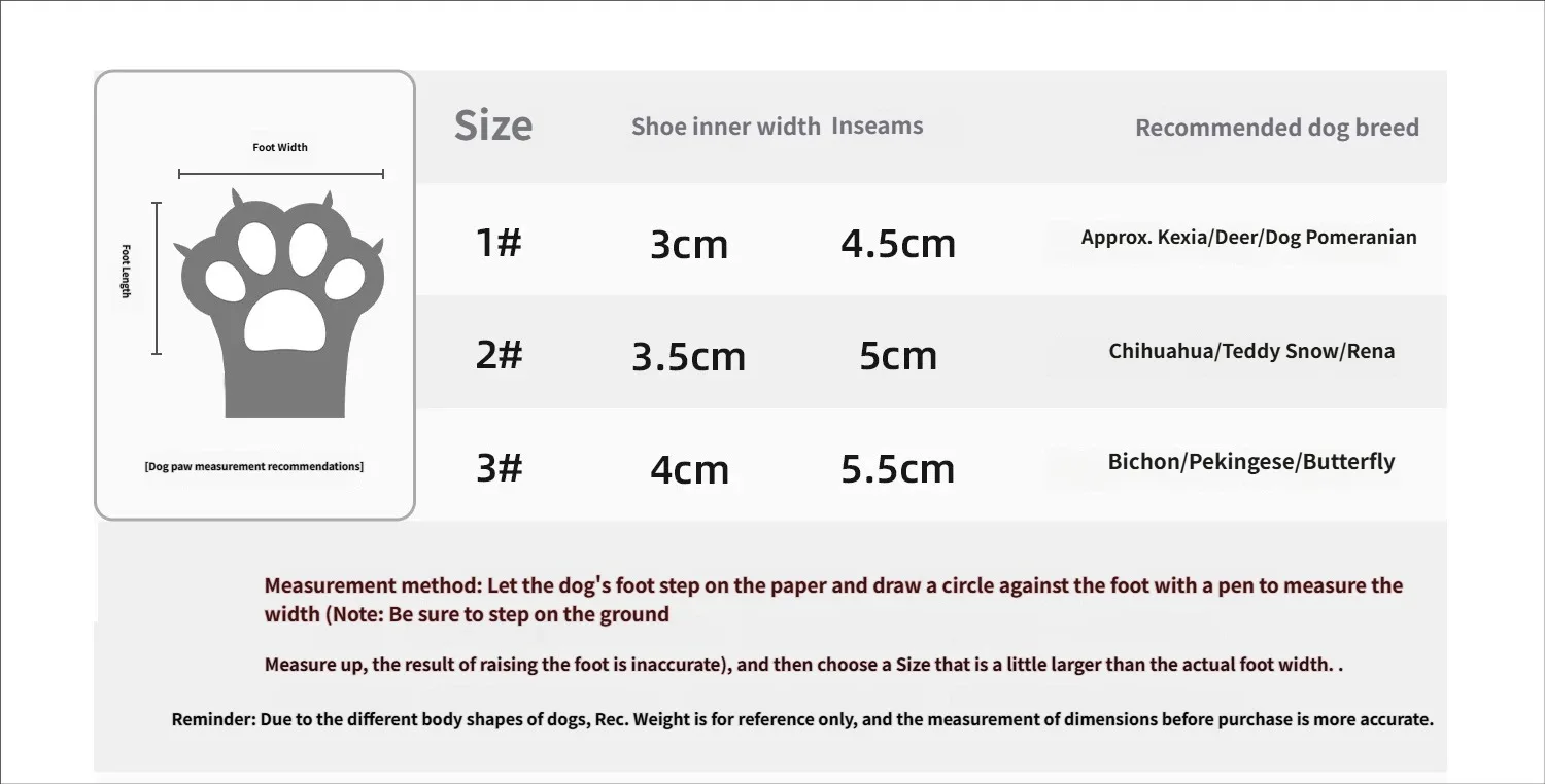 Zapatos reflectantes para perros pequeños en punto transpirable