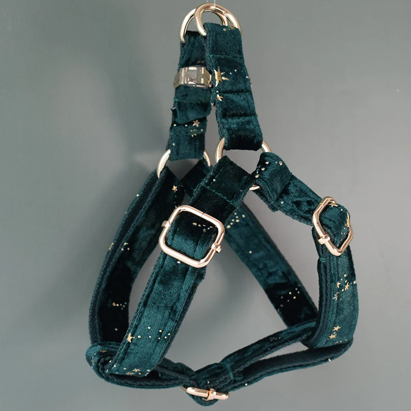 dog harness(Gold)