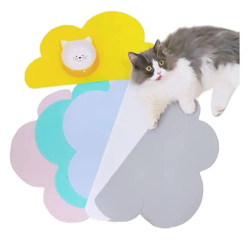 Cuenco de silicona para alimentación de mascotas, tapete para comida para perros y gatos, antiadherente, impermeable, almohadilla de alimentación para alimentos para mascotas, bandeja alimentadora para cachorros, mantel individual con cojín de agua - imagen 3