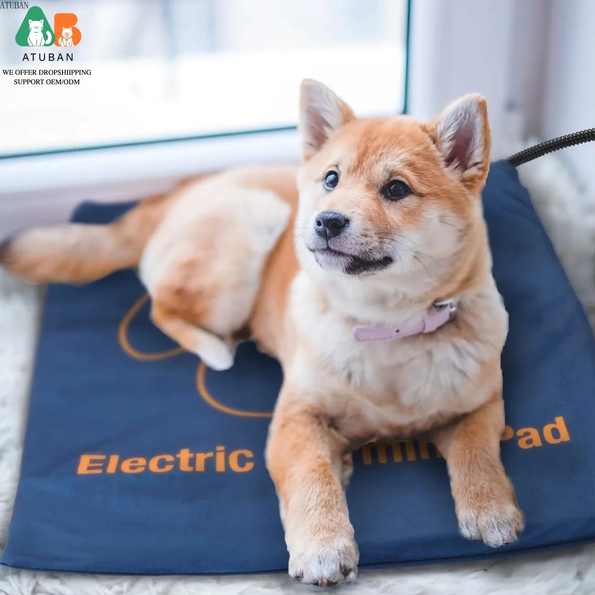 Almohadilla calefactora para mascotas, almohadilla calefactora ajustable con temperatura mejorada de 23x17 pulgadas para perros y gatos, impermeable, almohadilla calefactora eléctrica para perros y gatos - imagen 5