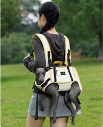 Arnés de elevación para perros con mochila integrada