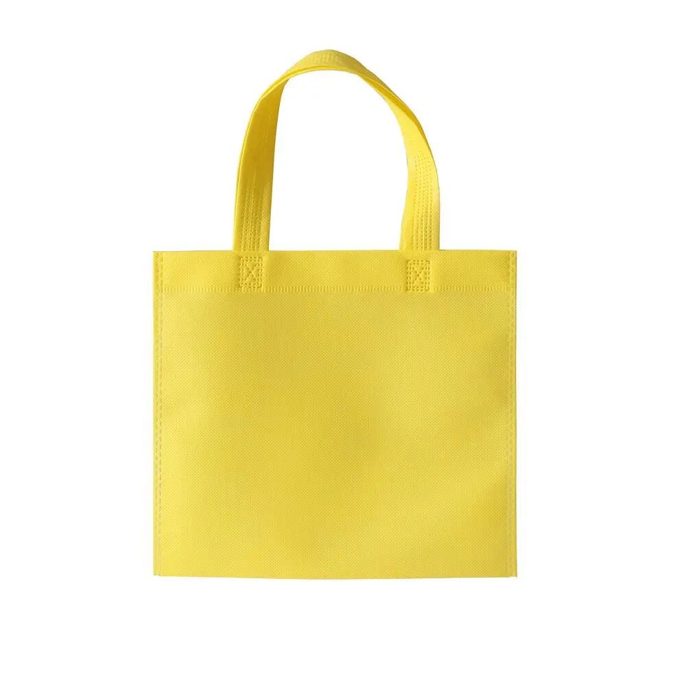 Bolsa de recuerdo de fiesta no tejida pequeña y colorida de 60/120 piezas, bolsa de regalo renovable de 8 × 8 pulgadas con asa para bolsa de regalo de fiesta de cumpleaños - imagen 5