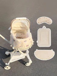 Alfombrilla impermeable 2 caras para carrito de paseo de gatos y perros
