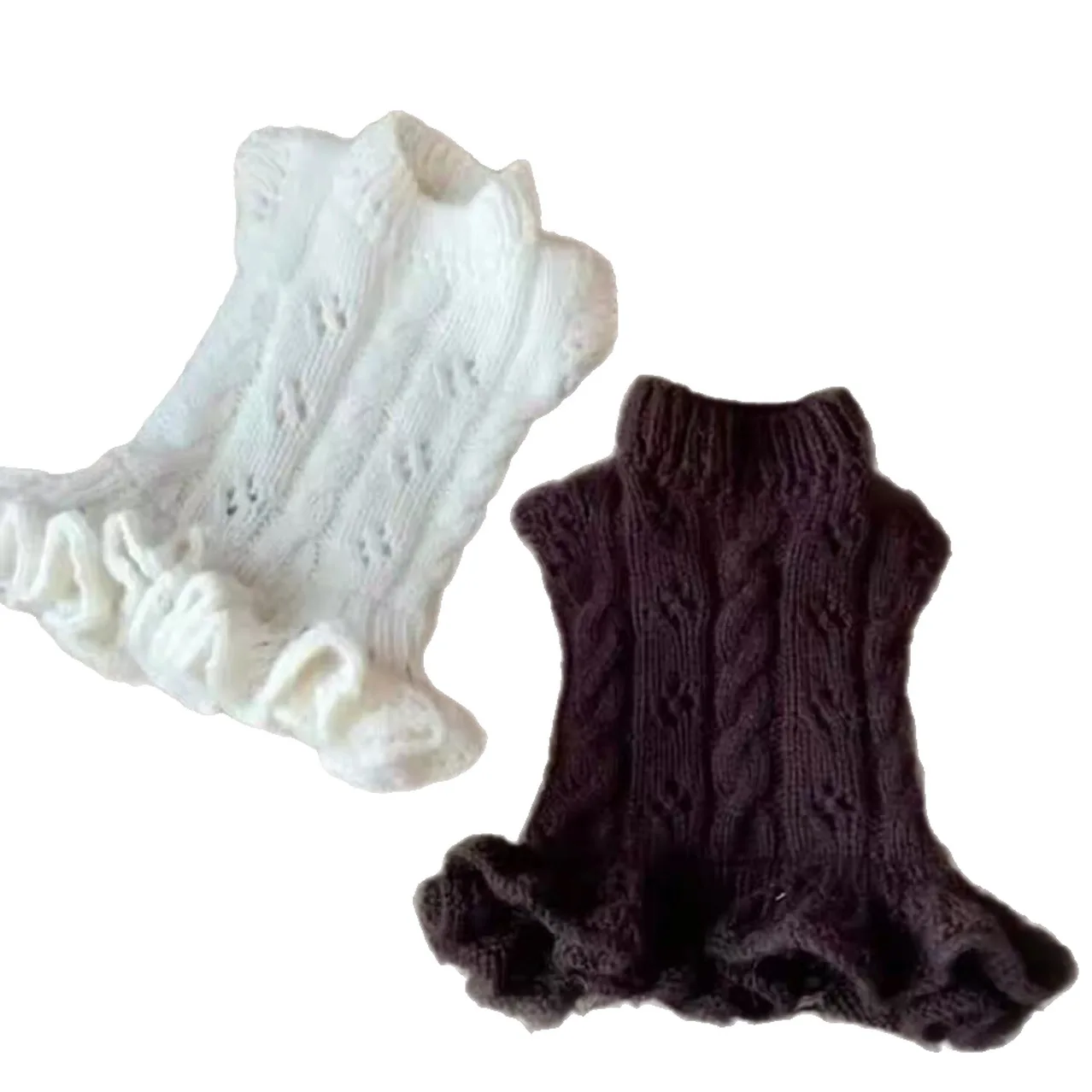 Chaleco de lana para gatos y perros pequeños – Abrigo suave de invierno - imagen 2