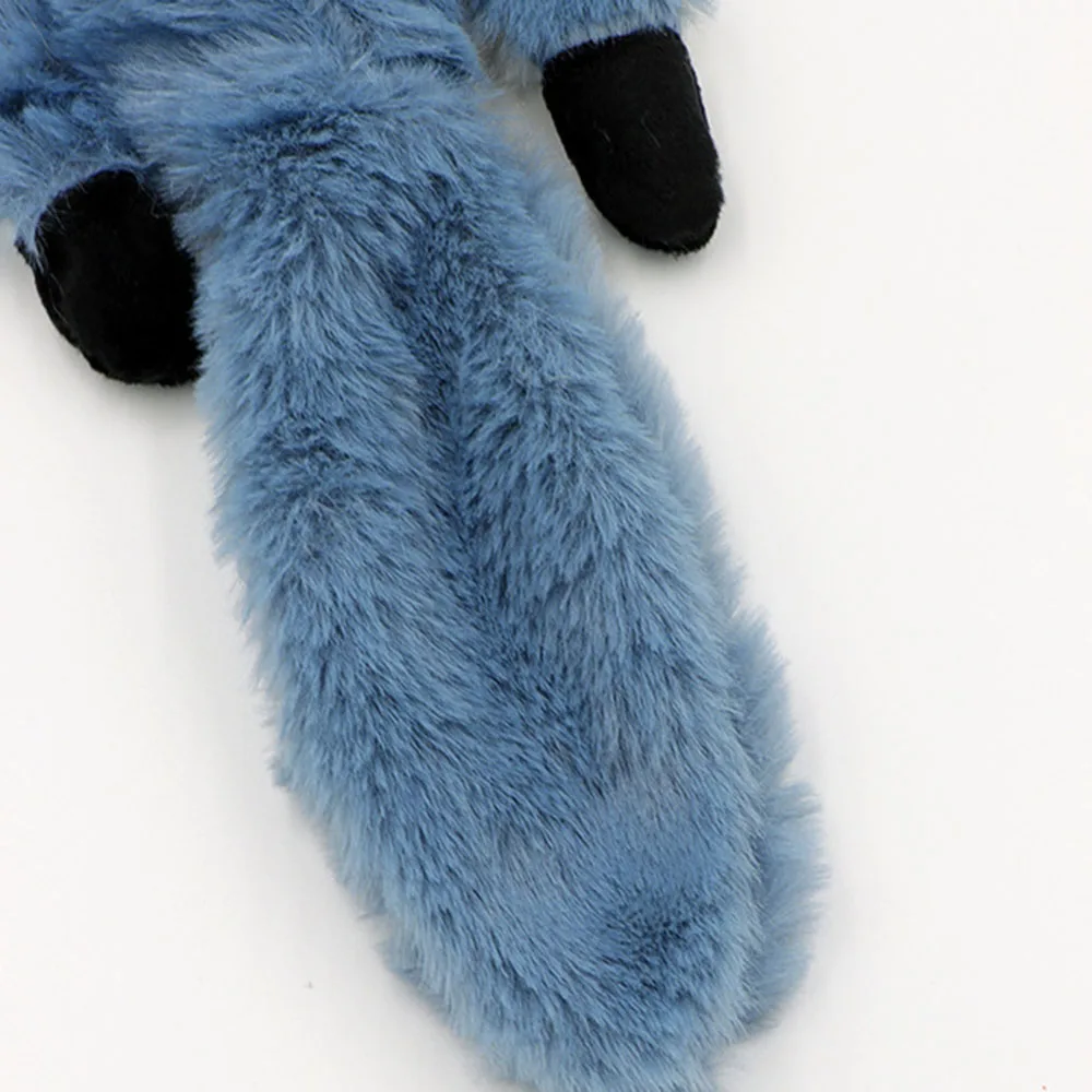 Nuevo juguete de peluche para perros ardilla, juguete masticable chirriante para cachorros y perros adultos, limpieza Dental de dentición Molar