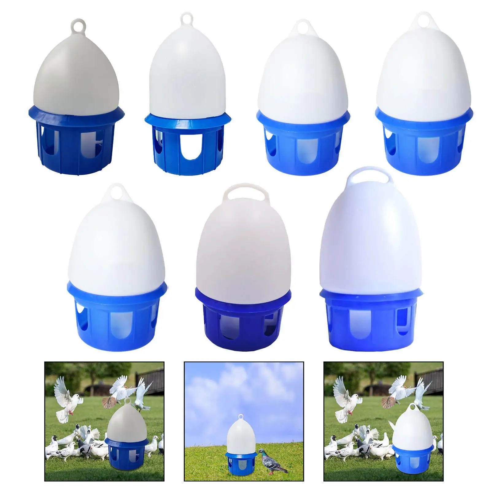 Pigeon Drinker Bucket Pet Birds Waterer for Pigeon Budgies Pet Supplies