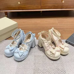 Zapatos de tacón Mary Jane con correa cruzada para mujer, fiesta
