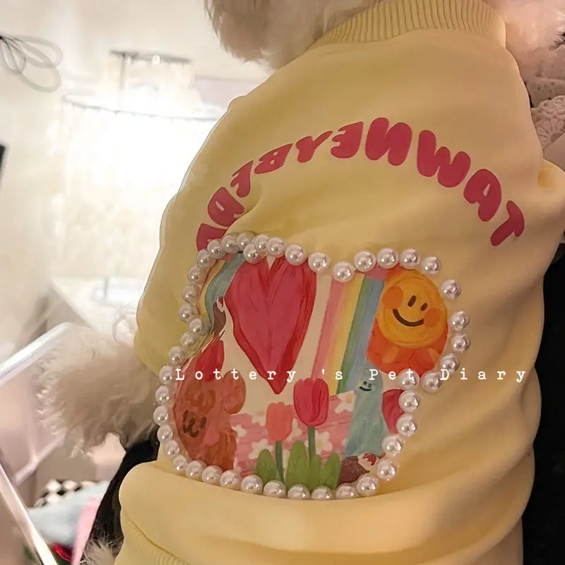 Suéter para perros y gatos, ropa bonita de oso, oso de peluche, jersey para mascotas, suéter de felpa, abrigo bonito de otoño e invierno, disfraz para perros, ropa para cachorros - imagen 2