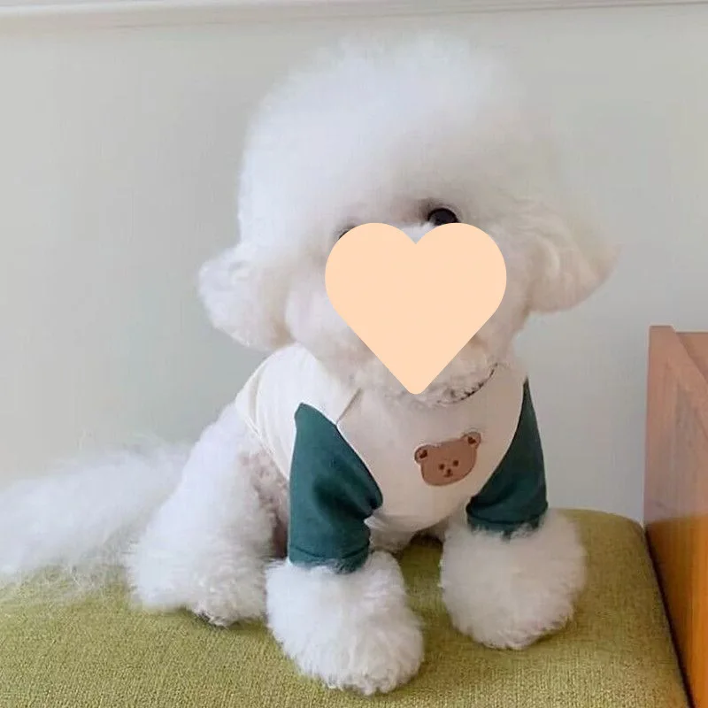 Polo de verano para perros, ropa para cachorros, Bichon Frise, Chihuahua, sudadera a rayas para perros, chaleco refrescante para perros pequeños y medianos - imagen 2