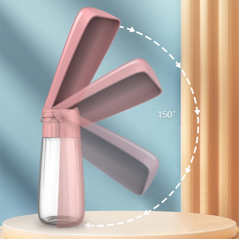 Dispensador portátil de botellas de agua para perros pequeños y grandes, cuenco plegable para senderismo al aire libre, suministros para mascotas Bulldog Francés