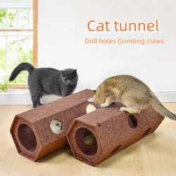 Túnel plegable para gatos – Juguete de interior ativo