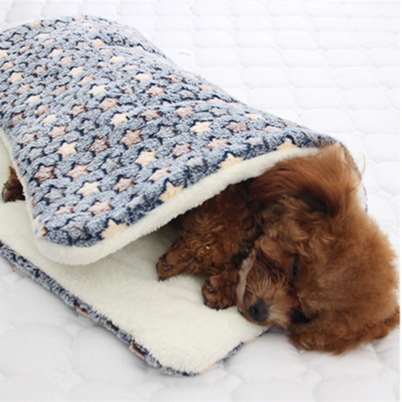 Estera para dormir para mascotas, cama para perros, arena para gatos, cama para cachorros, sofá para perros, colchón encantador, cojín para perros pequeños y grandes, manta lavable para invierno - imagen 2