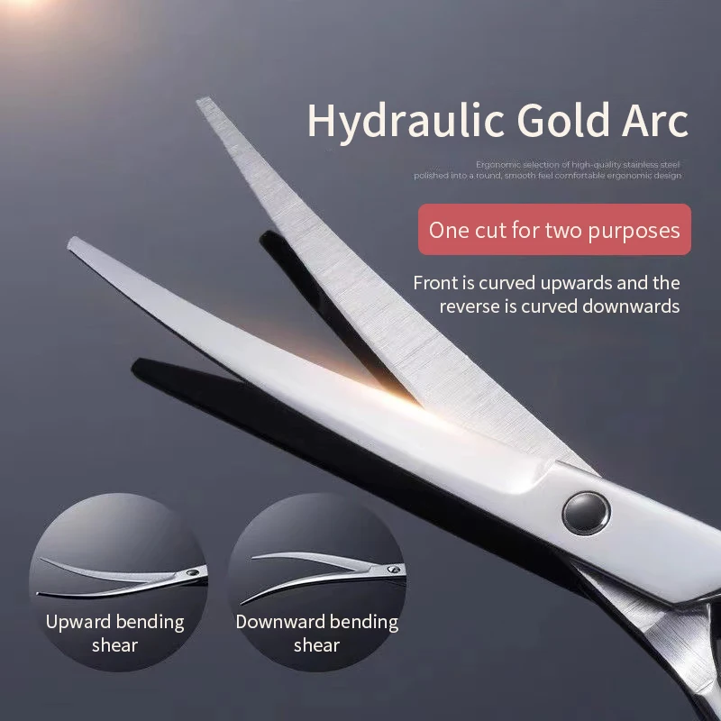 Tijeras de aseo para mascotas, juego de herramientas profesionales para cortar el pelo de perros, tijeras dobladas de peluche, cortapelos para mascotas - imagen 3