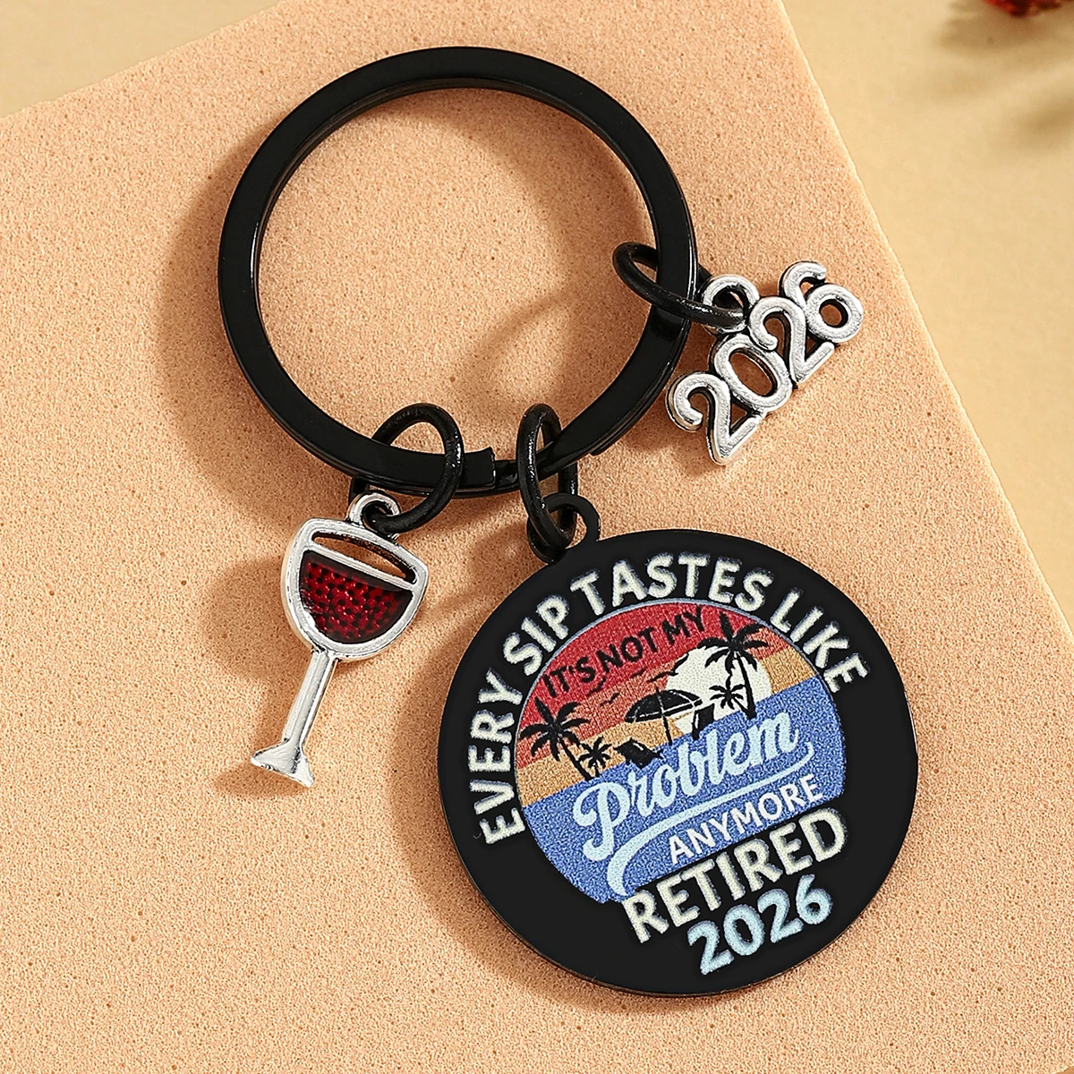 2026 Regalos de jubilación para hombres y mujeres, llavero de jubilación divertido, regalos para esposa, marido, compañero de familia, adiós, despedida - imagen 4