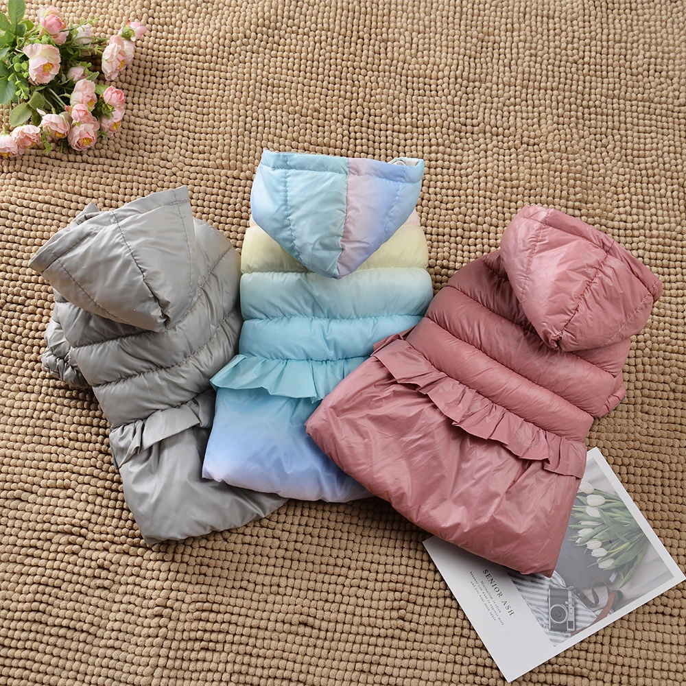 Ropa de invierno para perros pequeños y medianos, abrigo suave y cálido para mascotas, chaqueta para cachorros y gatos, disfraz de Yorkshire, Chihuahua, trajes de Bulldog Francés - imagen 2