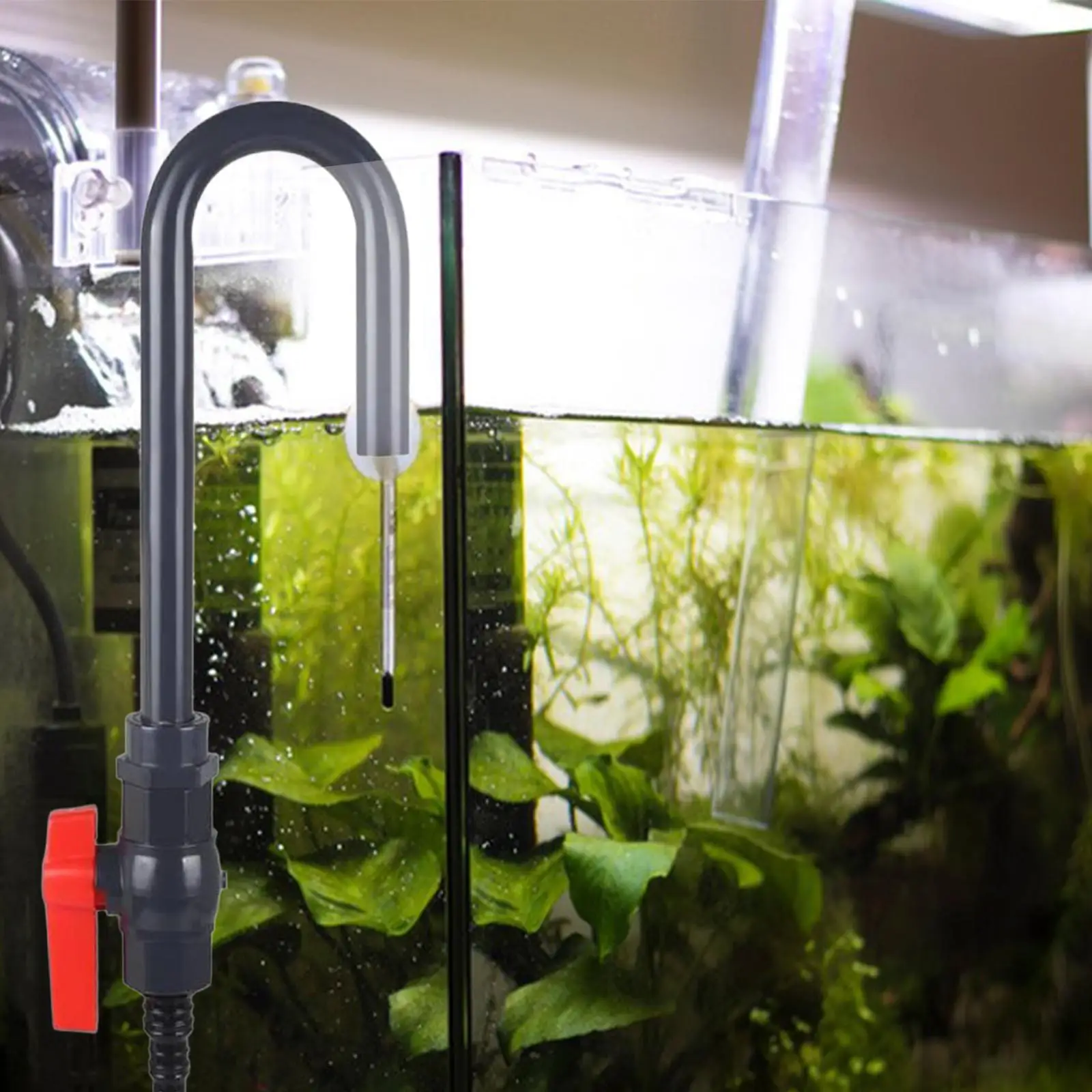 El tubo de llenado de agua automático del acuario ayuda a llenar el cambiador de agua colgante - imagen 2