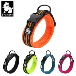Collar reflectante de nailon para perro – Ajustable y resistente