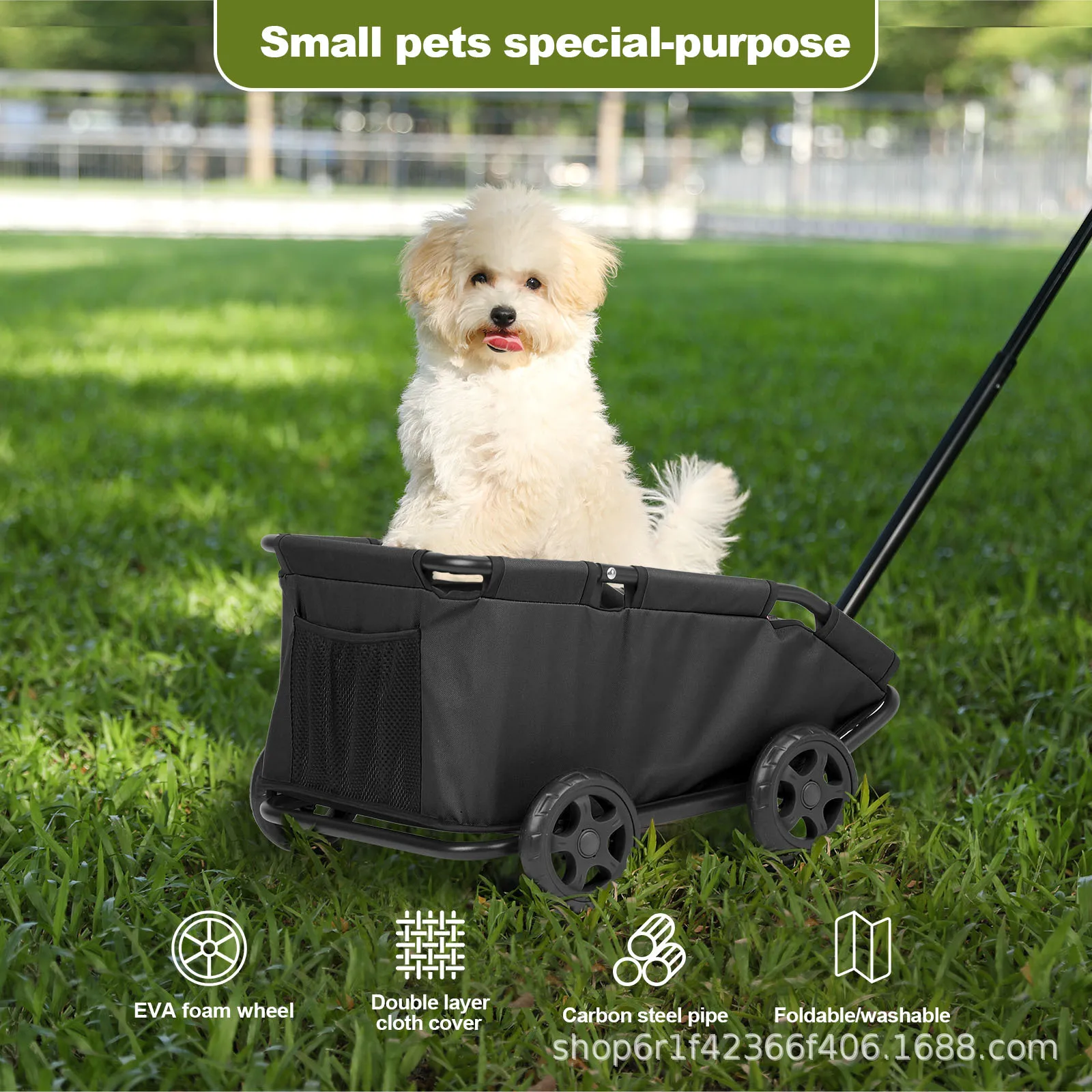 Cochecito plegable para perros pequeños – Paseos y viajes - imagen 2