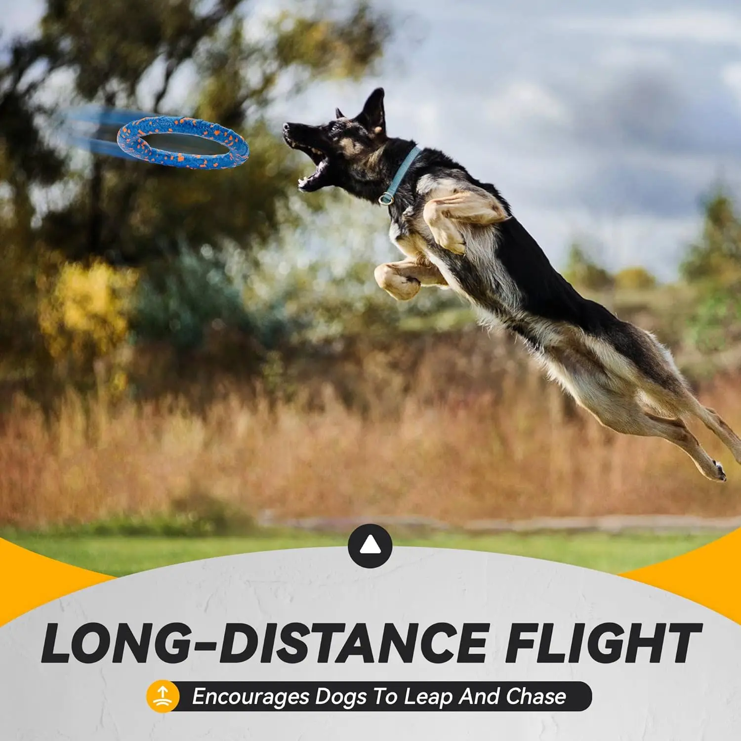 Discos voladores indestructibles para lanzar y atrapar, anillo flotante de entrenamiento para perros para razas medianas y grandes, color blanco - imagen 4