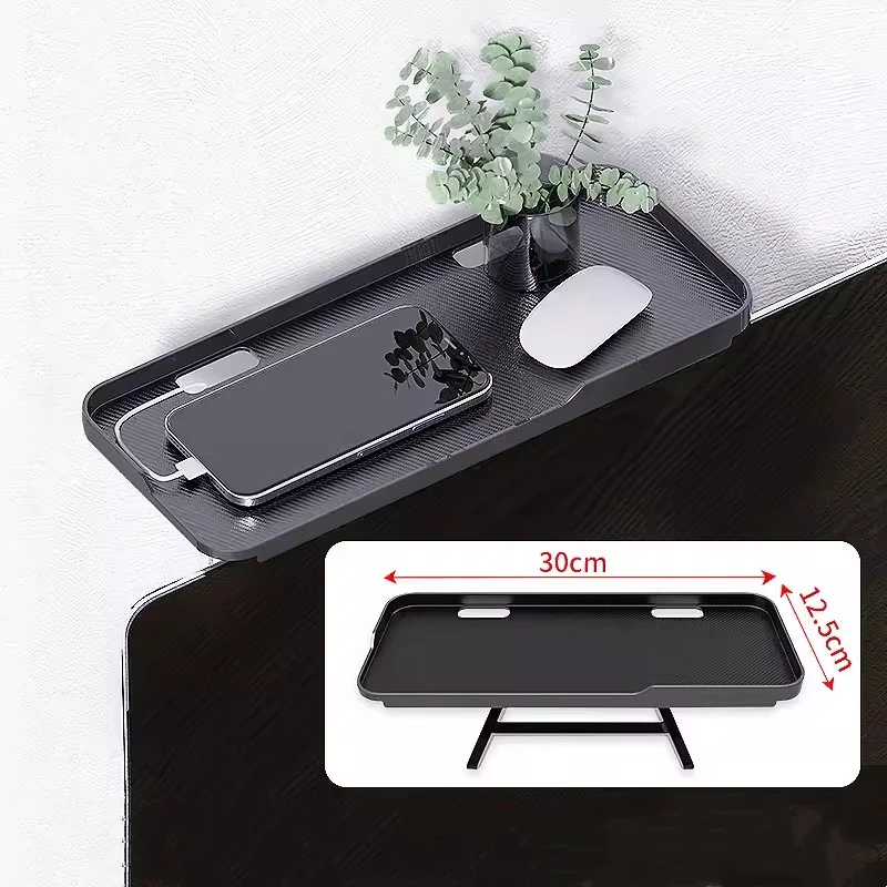 Estante superior ajustable para pantalla de TV, Monitor de ordenador, estante de almacenamiento superior para pantalla de escritorio, caja multimedia para TV, estante para enrutador, organizador para el hogar - imagen 2