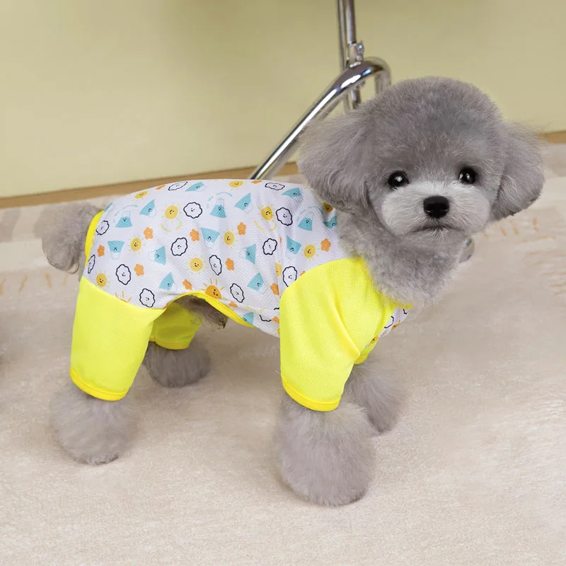 Ropa de malla roja para perros pequeños - Mono estampado XXL - imagen 4