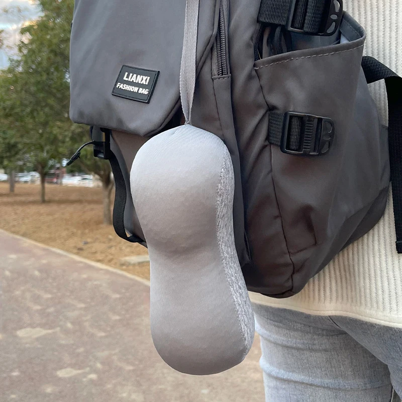 Mini almohada para el cuello, almohada portátil en forma de U, almohada para dormir en la espalda de viaje para adultos, almohada de oficina, almohada para dormir con soporte para el cuello - imagen 3