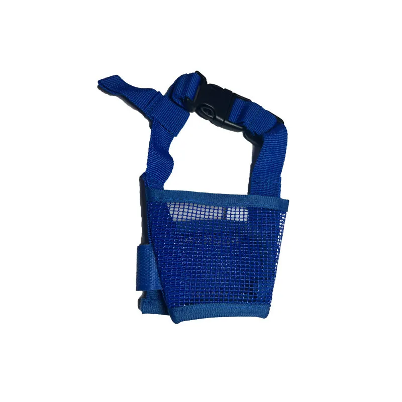 Bozal antiladridos para perros, malla ajustable, transpirable, cubierta bucal para mascotas, bozal para perros pequeños y medianos, suministro antimordeduras para mascotas - imagen 3