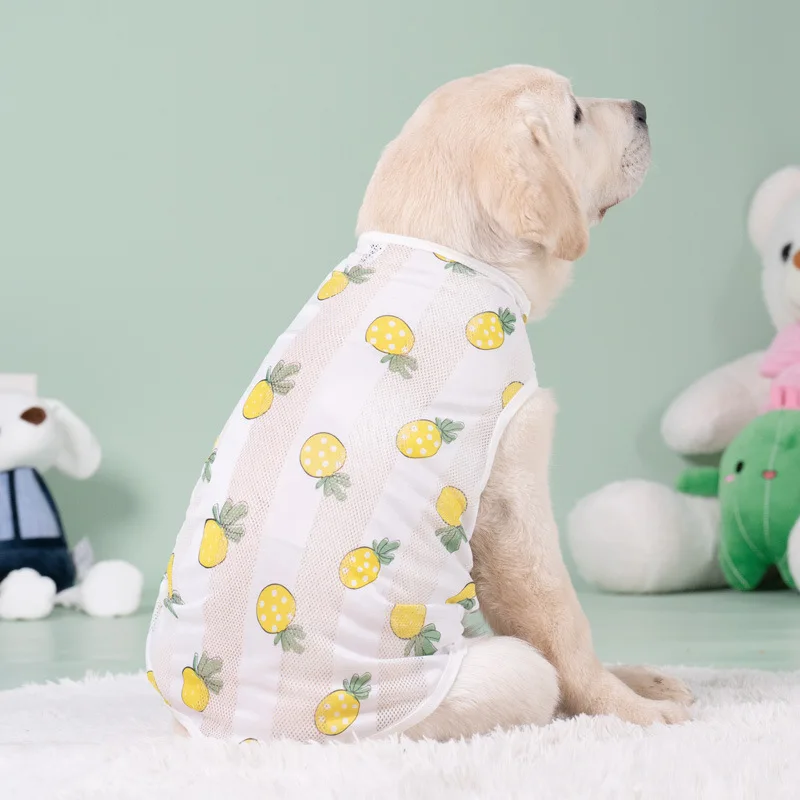 Camiseta estampada para perros grandes, camiseta suave para perros, ropa transpirable para mascotas, adecuada para perros medianos y grandes - imagen 2