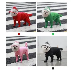 Traje impermeable para perros pequeños con pies cubiertos – Lluvia
