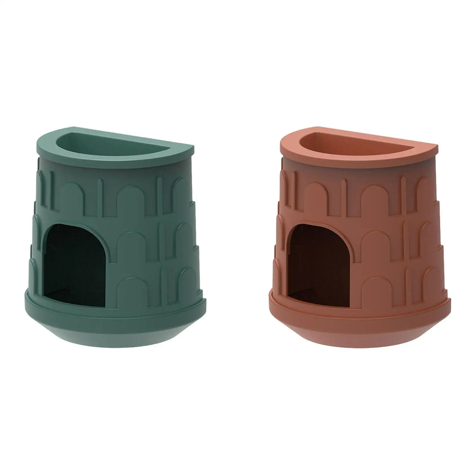 Reptile Cave Hideaway Hides Landscape Pets Hut for Turtle Spider Chameleon