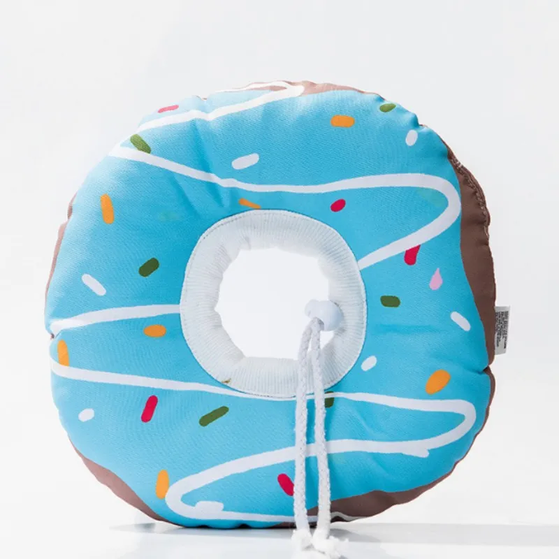 Collar impermeable con forma de donut para gato, collar isabelino para esterilización de perros y mascotas, anillo protector antichar y antiarañazos - imagen 2