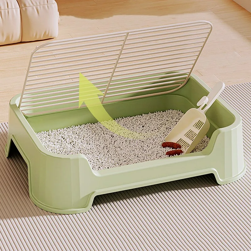 Inodoro para perros, caja de arena para cachorros, inodoro interior de acero inoxidable para entrenamiento de perros, urinario para cachorros, recolector de excrementos, caja de arena lavable para perros - imagen 2