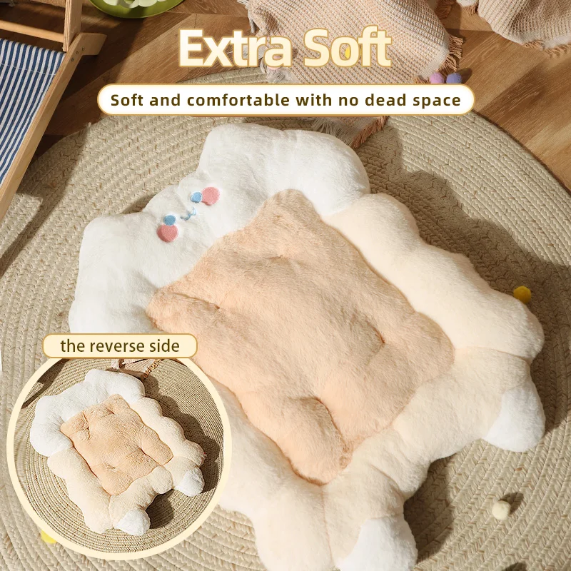 HOOPET-masaje para gatos, estera de galletas y gatitos para dormir cálido para invierno, nido Universal para perros y mascotas, casa para gatos, cama para gatos, sofá para gatos - imagen 5