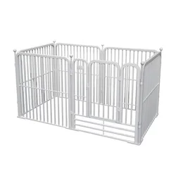 Corral metalico plegable para perros grandes - interior/exterior