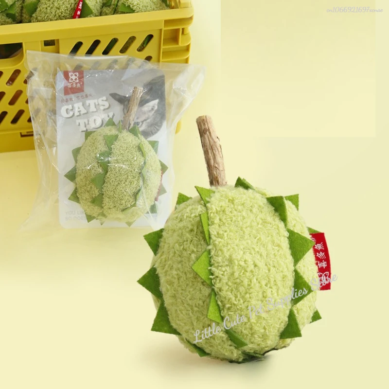 Suministros para mascotas, juguete de fieltro para gatos, simulación silenciosa, juguete para morder para mascotas, resistente a mordeduras, divertido juguete interactivo para masticar mascotas - imagen 3