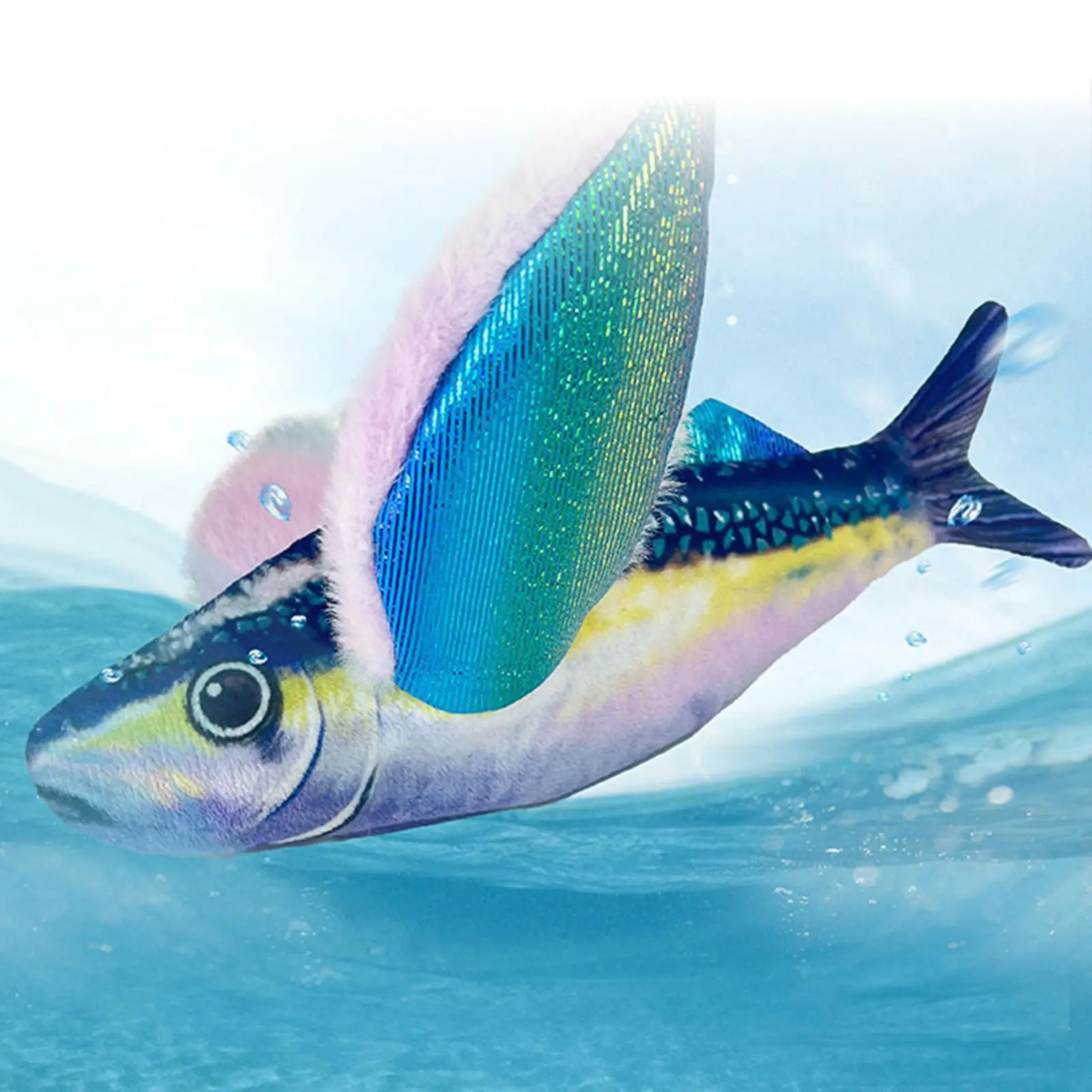 Flapping Fish Cat Toy Fun Catnip Kicker for Indoor Pets Interactive Cat Toy