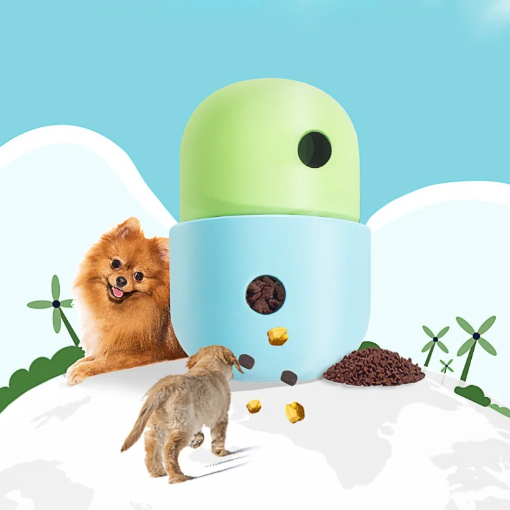 Alimentador de rompecabezas de cápsula de silicona: juguete masticable para dispensar el tratamiento para perros: estimulación mental y alimentación lenta para aliviar el aburrimiento - imagen 3