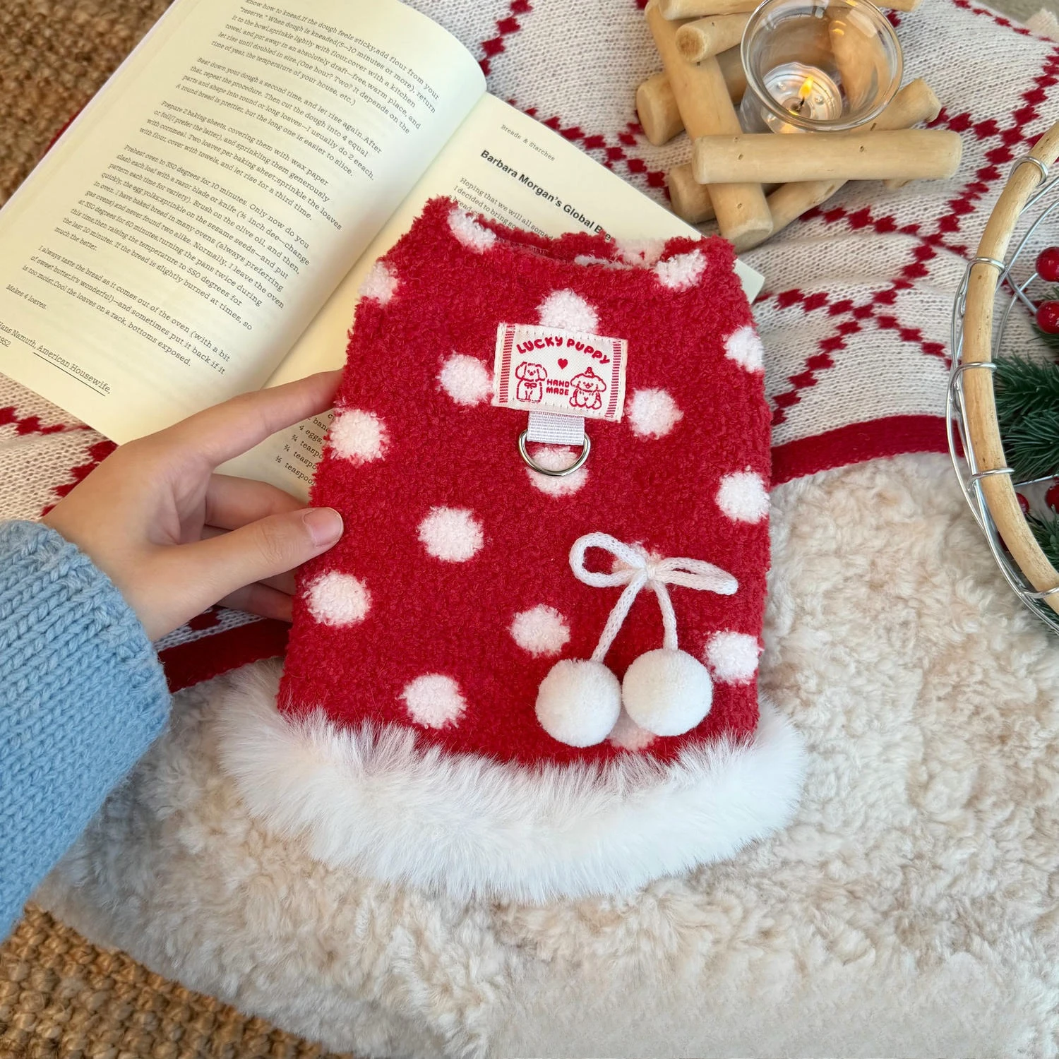 Abrigo de felpa cálida para perros pequeños y gatos – Chaleco de invierno - imagen 2